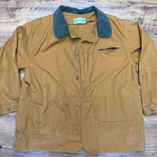 VTG LL Bean CQ93 XL Classic Upland Hunter Field Coat Saddle Bird Pouch Corduroy picture