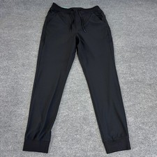 Birddogs Gabe Ruths Jogger Pant Men Large Black Slim Tapered Lined Stretch picture