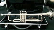 TRUMPET-BANKRUPTCY- STUDENT-INTERMEDIATE-PRO SILVER CONCERT SCHOOL BAND TRUMPETS picture