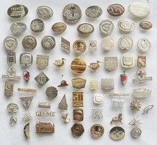 VINTAGE TIFFANY & CO STERLING SILVER (68) DIFFERENT LAPEL PINS COLLECTION  picture