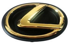 FITS NEW LEXUS GOLD FRONT EMBLEM BASE & GRILLE GRILL IS250 2014 2015 24K picture