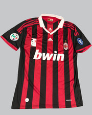 Paolo Maldini Signed AC Milan 2009 2010 Display Jersey #3 Beckett Authenticated picture