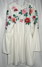 NEW  ASOS FLORAL EMBROIDERED DRESS US12 UK16 picture