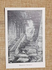 Emo Mazzetti Interior Scene with Figures Venetian Painting Print 1899 picture