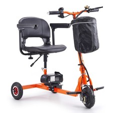 Uimoso Portable 3 Wheel Mobility Scooter for Seniors 12 Mile Range Max 330LBS picture