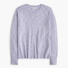 NWT J.Crew Factory Size S Crewneck Beach Sweater Violet Pullover picture
