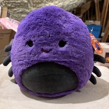 Squishmallows FuzzAMallows Soft Plush 12 inch Fuzzy Kiko The Purple Spider picture
