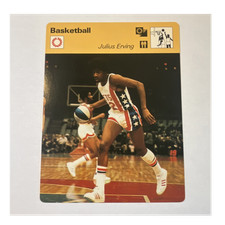 Editions Rencontre S.A. 1977-79 Sportscasters Julius Erving #03-15 Base picture