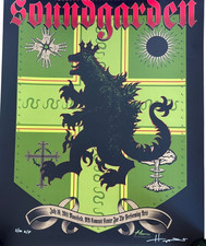 Soundgarden Concert Poster Mansfield Massachusetts 2011 Justin Hampton Art  picture
