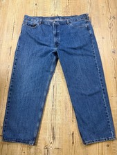 Levi's 550 Jeans Men's 48x30 Relaxed Fit Blue Denim picture