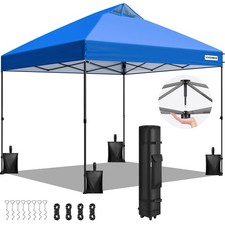 10x10ft Pop Up Canopy Tent One Push Portable Outdoor Shelter Heavy Duty Tent picture