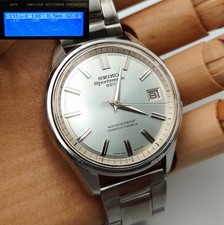 Vintage SEIKO Sportsmatic 820 7625 Automatic 17J Silver Dial Japan  /j-067 picture