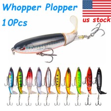 10x Whopper Plopper Fishing Lures bait Topwater Floating Rotating Tail for Bass picture