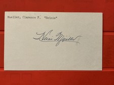 Heinie Mueller🔥🔥🔥🔥MLB Debut: 1920 St. Louis Cardinals 🔥🔥🔥🔥Autograph🧢 picture