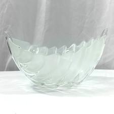 Mikasa South Seas Frost Oval Leaf Bowl 11.5