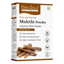 Elecious Mulethi Powder 200g | Licorice Yashtimadhu Edible Herbal picture