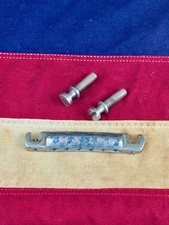 1950's Gibson Wrap Around Bridge Tailpiece Nickel w/Studs 1956-1960 picture