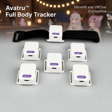 AVATRU SlimeVR Compatible Full-Body Tracker 6-Pack VRChat SteamVR FBT LSM6DSV picture