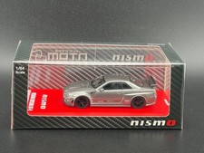 Kyosho Nissan GT-R NISMO BNR34 CRS Version w/ MOTN LED Base Compatible Gray 1/64 picture