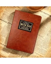 One Minute with God for Men – 365 Devotions (Brown Faux Leather) Fast ship picture