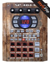 Roland SP-404 A Skins | Wood 1 | Protective Decal | StyleFlip Skins picture