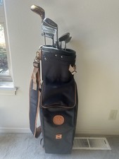 Vintage MacGregor Jack Nicklaus Complete Iron Set Bag Century 706 2-9 Persimmon picture