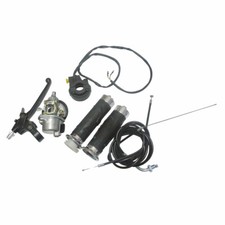 Carburetor Handlebar Throttle Grips Kit For 49 66 80cc Motorized Bicycle Bike picture
