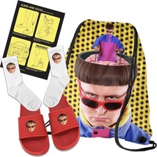 RARE OLIVER TREE SOCKS & SLIDES SET - Size MEDIUM - OG BAG & MANUAL + SUNGLASSES picture