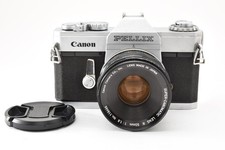[NEAR MINT] Canon Pellix 35mm SLR + Super Canomatic R 50mm F1.8 Lens  FROM JAPAN picture