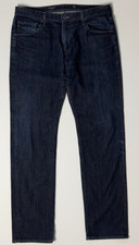 AG Adriano Goldschmied Graduate Jeans Mens 36x34 Tailored Leg Dark Rinse Wash picture