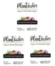 Plantsulin 3 Pack Blood and Weight Support Capsules - Genuine 3 Bottles picture