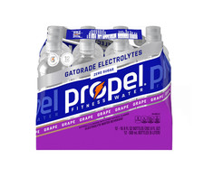 (12 Pack) Propel Grape Electrolyte Water 16.9 oz Zero Sugar Hydration Drink picture