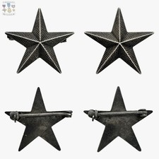 PRE WW2 USMC ARMY GENERAL RANK STAR INSIGNIA 1” SHOULDER SIZE FALSE BULLION   #2 picture