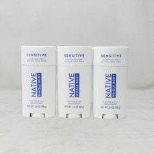 3 Pack - Native Whole Body Deodorant Stick, Aluminum Free, Cotton & Lily, 2.4oz picture