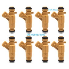 8Pcs Upgraded Fuel Injectors 0280156102 For 03-06 Porsche Cayenne 4.5L V8 Turbo picture
