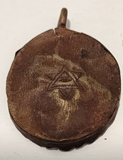 Vintage Filipino Anting Anting Agimat Trespico Eye of God Copper Amulet picture