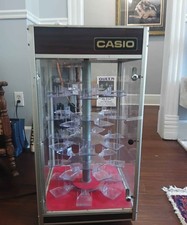 Vintage 1983 Casio Watch Rotating Display Case   picture