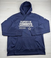 Nike Dallas Cowboys Hoodie Therma Fit Pullover Sweatshirt Authentic NFL Mens XL picture
