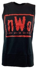 nWo New World Order Red Logo Muscle Sleeveless T-shirt New picture