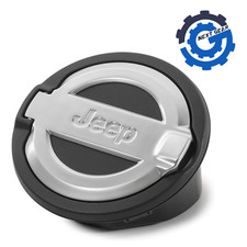 New OEM Mopar Cast Aluminum Jeep Fuel Door for 2018-2021 Jeep Wrangler 82215122 picture