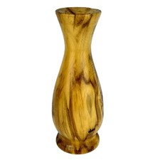 Hand Turned Aspen Wood Vase 9.75