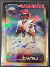 2024 Topps Chrome - Rookie Autographs Jayden Daniels #RA-JDA (AU, RC) picture