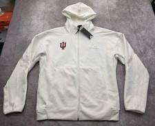 New Adidas Indiana Hoosiers ZNE Hoodie On Field Mens Medium Loose $120 picture