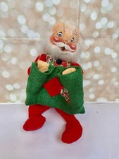 Vtg. 1967 Annalee Santa w/Green Sack 18