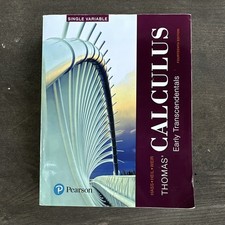 Pearson Thomas' Calculus: Early Transcendentals 14th Ed Paperback Hass Heil picture