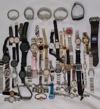 Lot Of 50 Mens & Womens Vintage & Modern Wristwatches Job Lot For Parts (1) picture