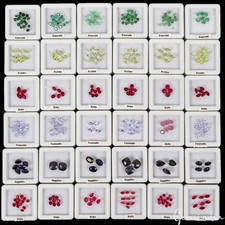 362 Pcs Estate Genuine Semi Precious Loose Mix Cut Multi Gems 36 Lot Collection picture