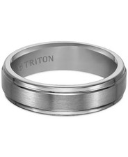 TRITON Tungsten Carbide Ring TC.850 Size 12 Men’s Wedding Band Pat. 8,061,033 picture