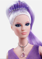 Mattel Barbie Signature Crystal Fantasy Collection Purple Dress Doll Unopened picture