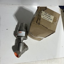 ESG PNEUMATIC ANGLE SEAT VALVE JF90140WN 316 SS 1-1/2